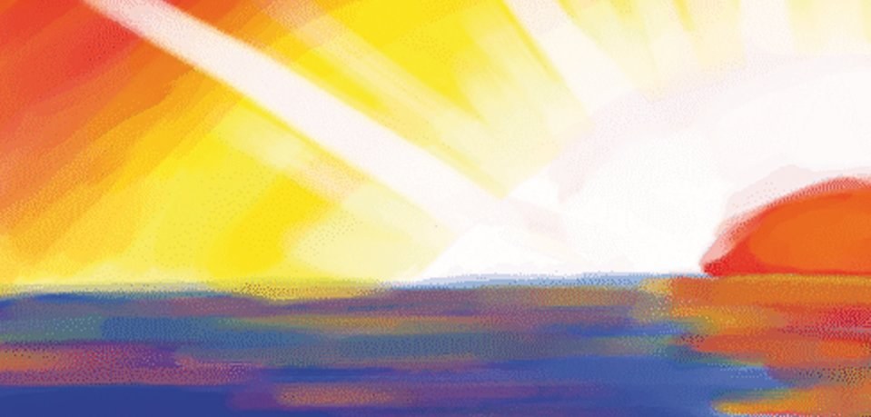 River and Sun